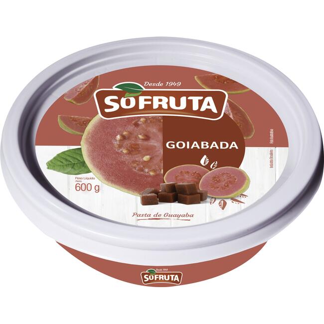 Goiabada Sófruta Poli com 600g