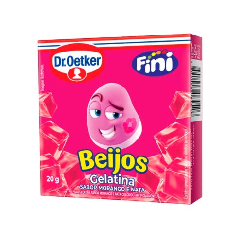 Pó de Gelatina DR OETKER Fini Beijos 20g
