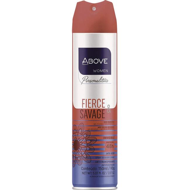 Desodorante Aerossol Above Fierce & Savage 150ml