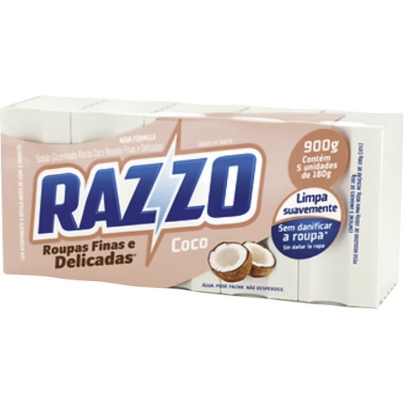 Sabão em Pedaço Razzo Coco 5x180g