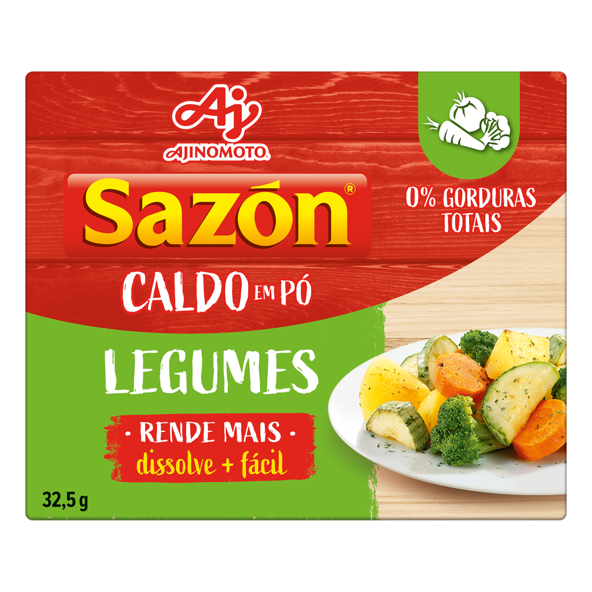 Caldo em Pó SAZON de Legumes 32.5g