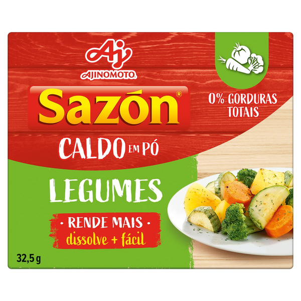 Caldo em Pó SAZON de Legumes 32.5g