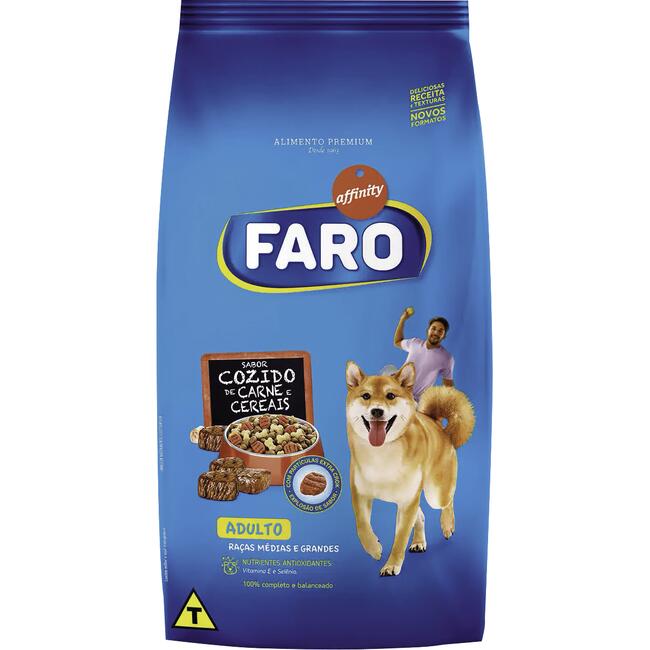 Alimento para Cães Faro Adulto 25kg