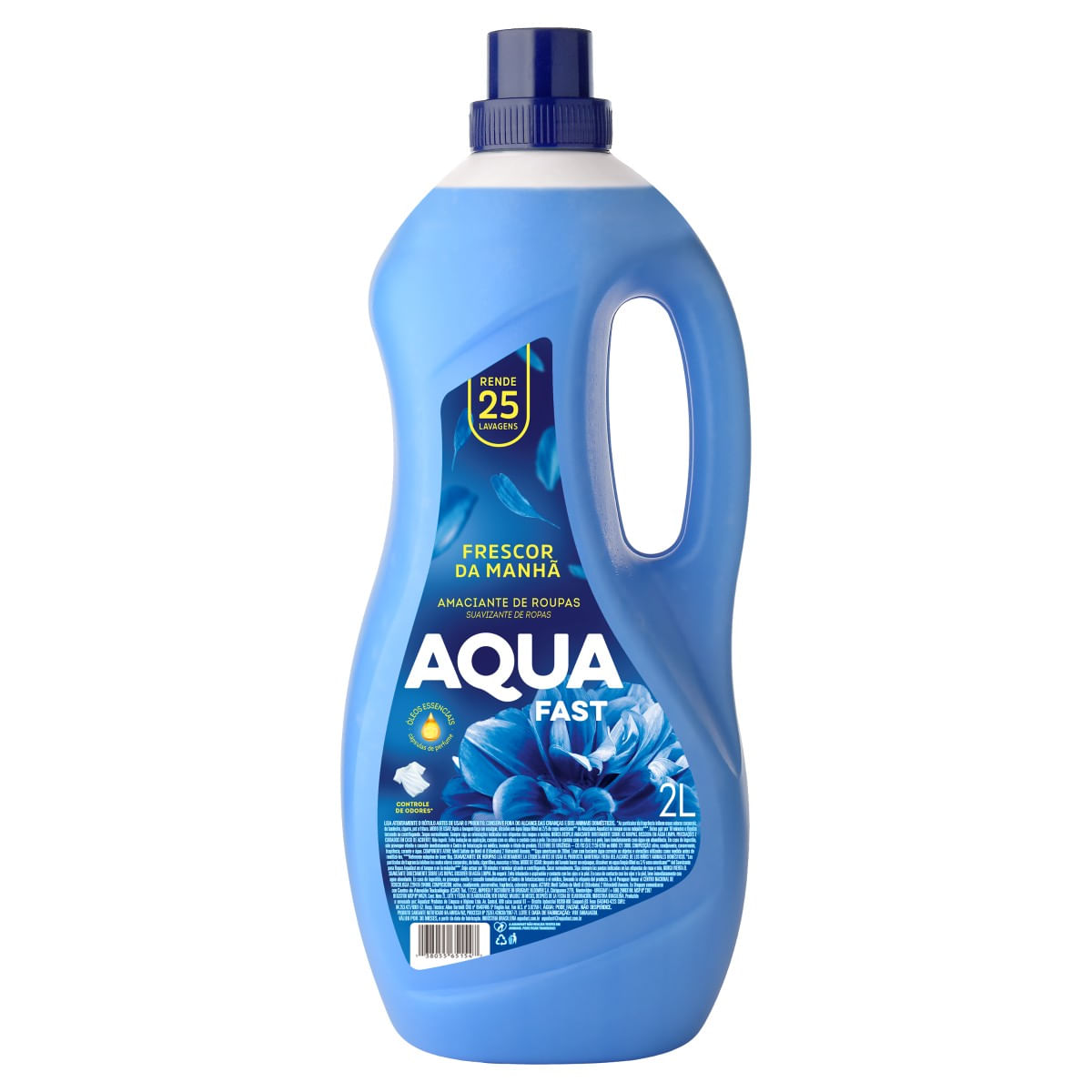 Amaciante de Roupa AQUAFAST Frescor da Manhã 2L