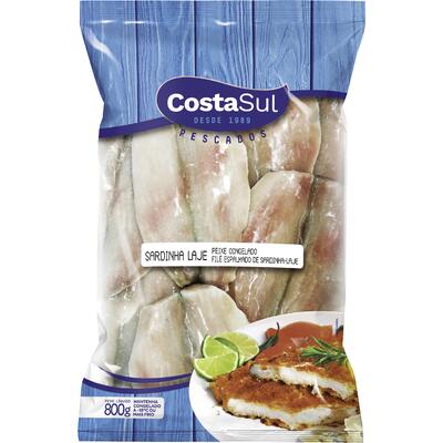 Filé de Sardinha Costa Sul Congelado 800g