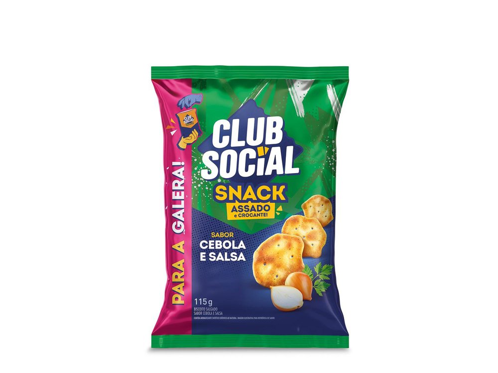 Snack CLUB SOCIAL Cebola e Salsa 115g