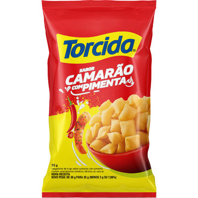 Salgadinho TORCIDA Camarão com Pimenta 35g