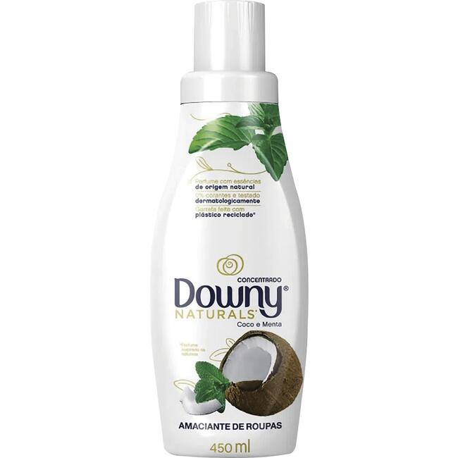 Amaciante Roupas Concentrado Downy Nat Coco e Menta 450ml