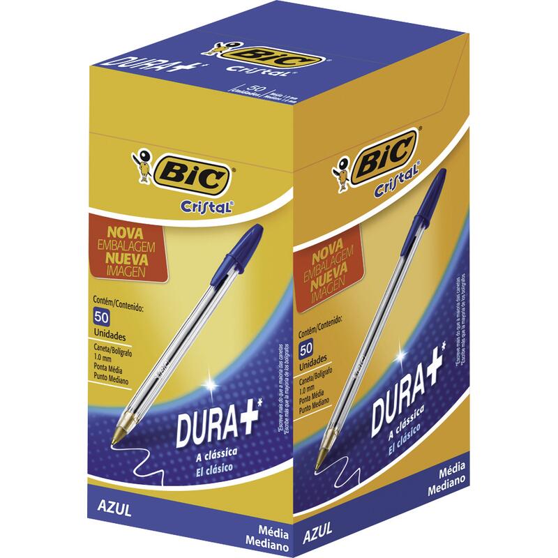 Caneta Bic Cristal Azul 50 un