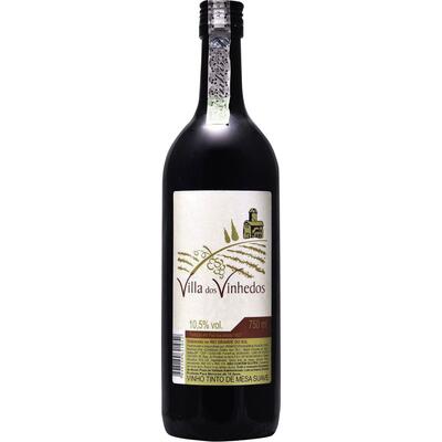 Vinho Tinto Suave Villa Dos Vinhedos 750ml