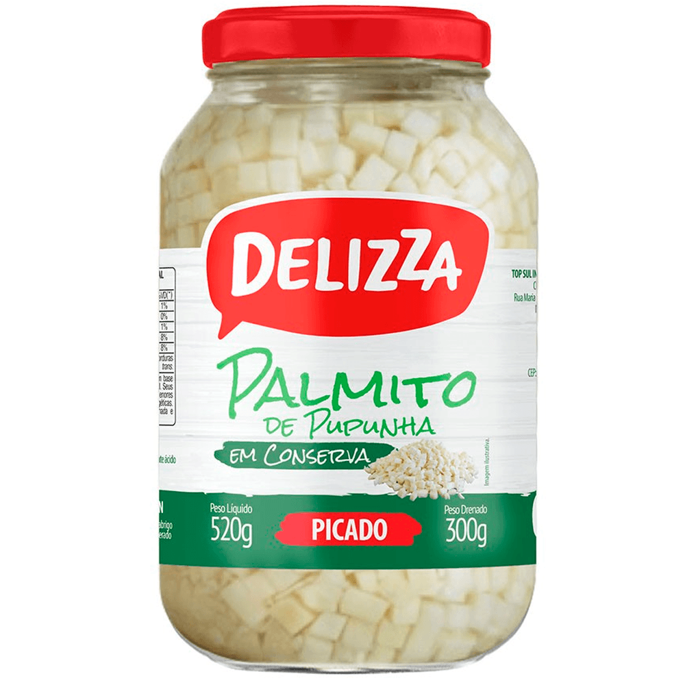Palmito Delizza Pupunha Picado 300g