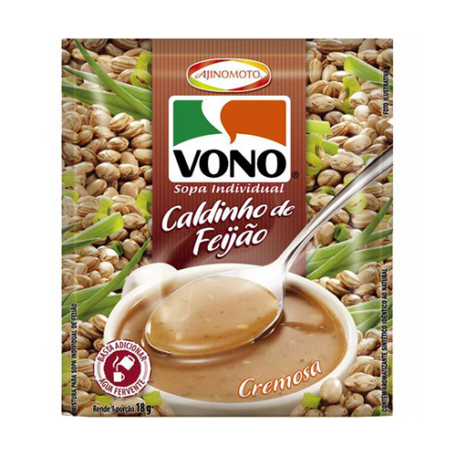 Sopa de Caldinho de Feijão Vono 18g