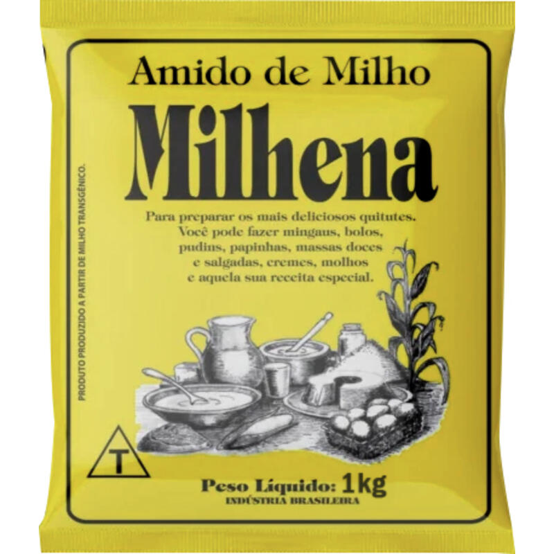 Amido de Milho Milhena 1kg