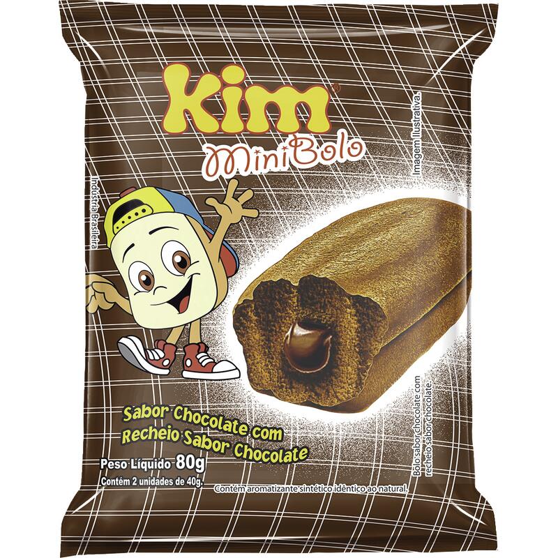 Mini Bolo Kim Chocolate com chocolate 80g