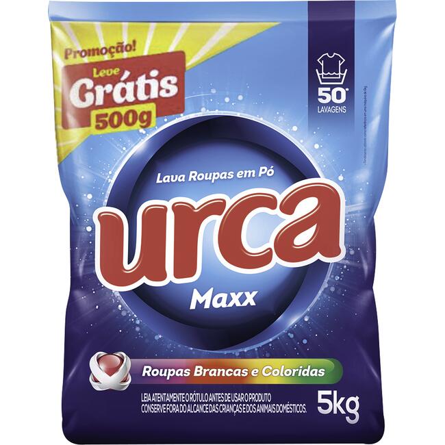 Lava Roupas em Pó Urca Maxx 5kg