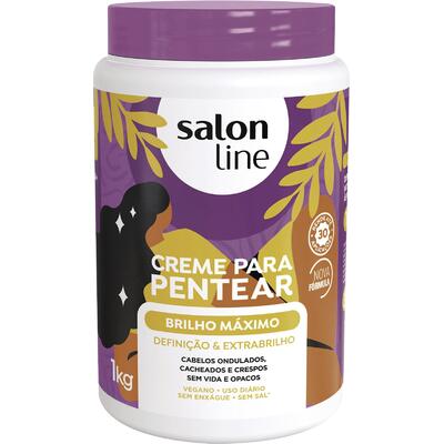 Creme para Pentear Salon Line Brilho Máximo 1kg