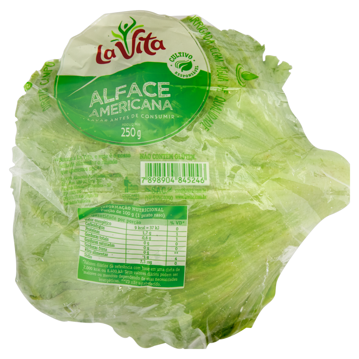Alface Americana Bola La Vita Unidade