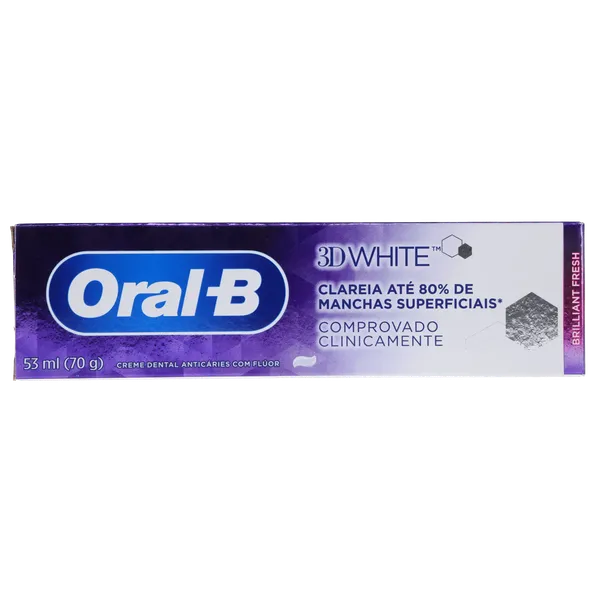 Creme Dental 3D White Oral-B 70g