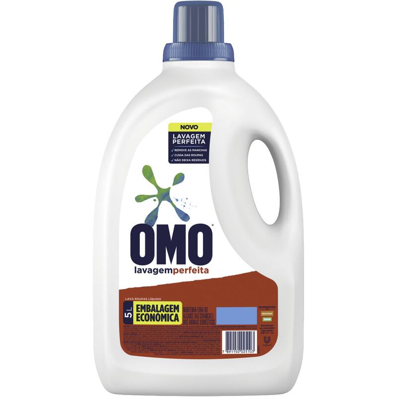 Lava Roupa Líquido Omo Poder Acelerador 5L