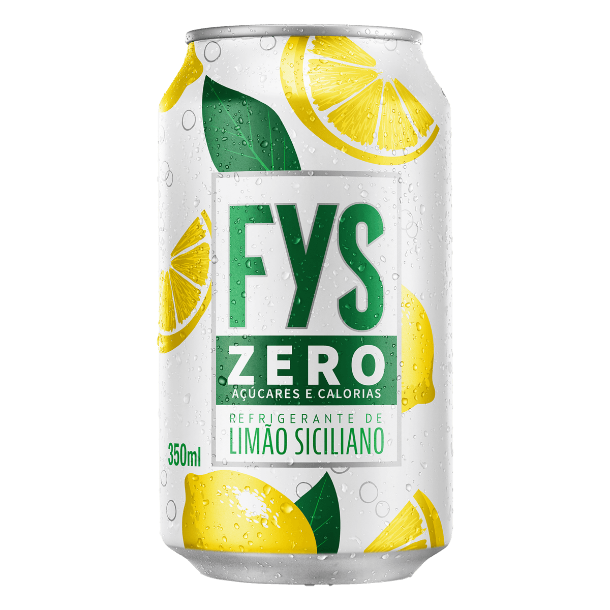 Refrigerante Limão-Siciliano Zero Açúcar Fys Lata 350ml