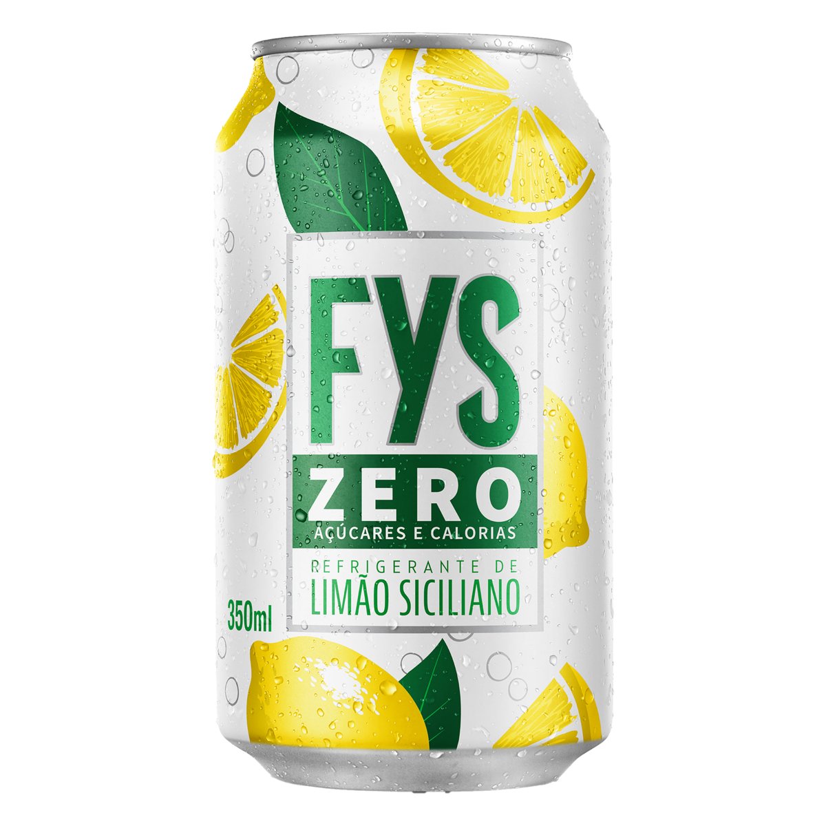 Refrigerante Limão-Siciliano Zero Açúcar Fys Lata 350ml
