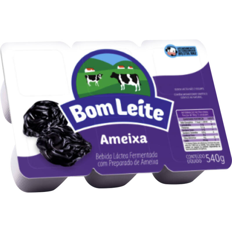Bebida Láctea Bom Leite Ameixa 540g