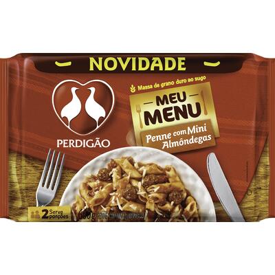 Meu Menu Perdigão Penne com mini almôndegas 600g