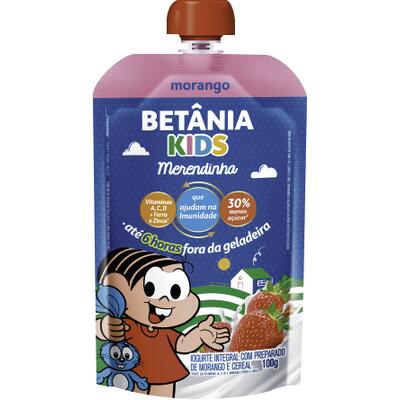 Iogurte Merendinha Betânia Morango 100g