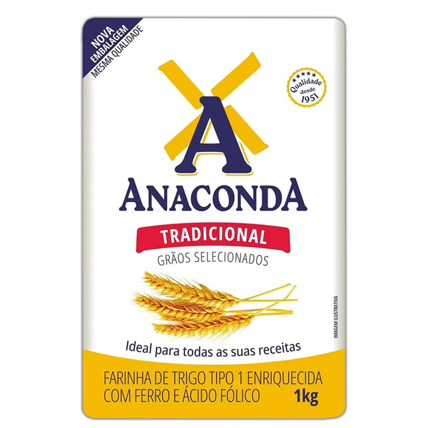 Farinha de Trigo Anaconda 1kg