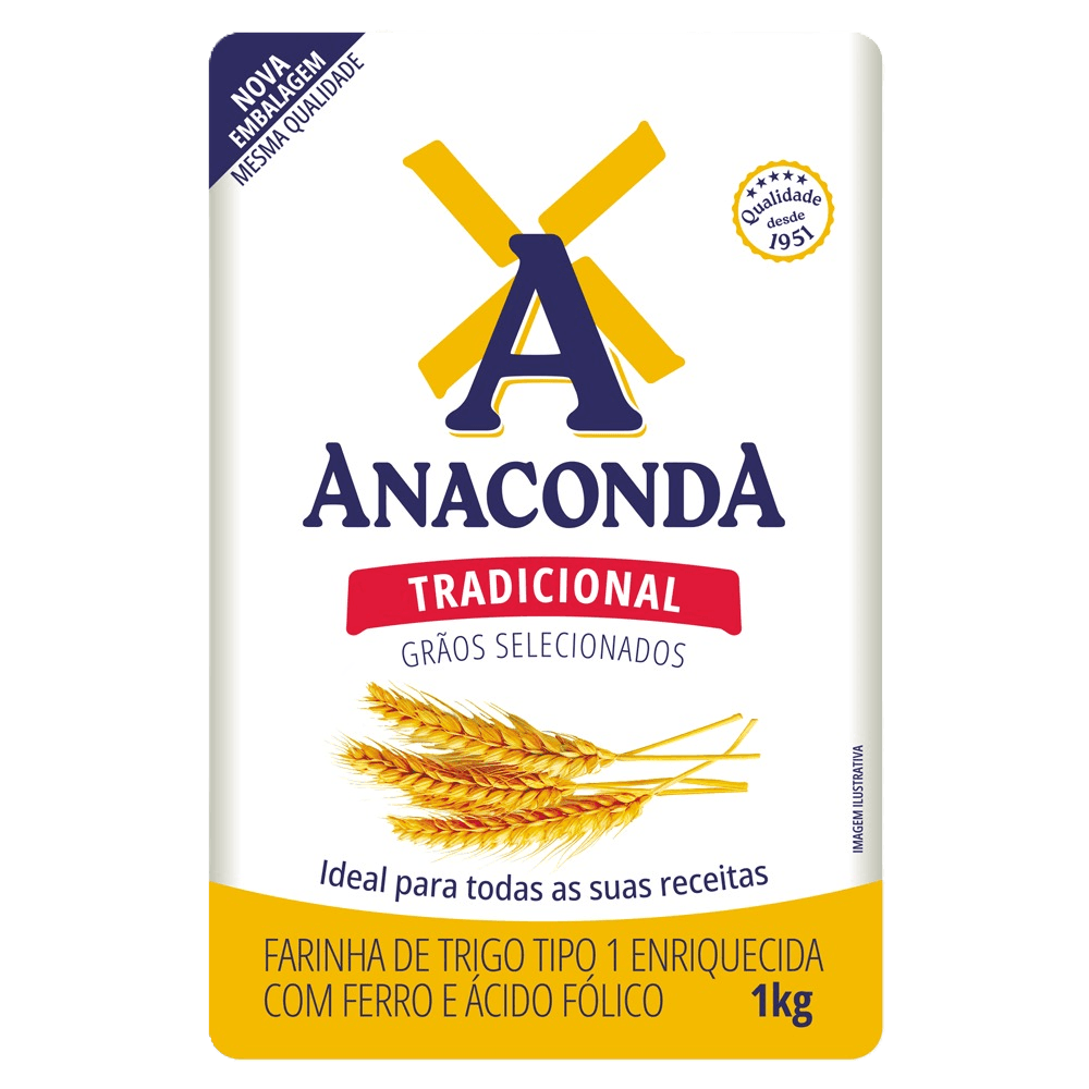 Farinha de Trigo Anaconda 1kg