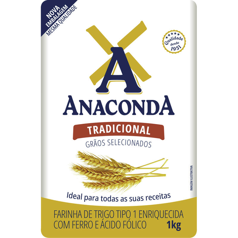Farinha de Trigo Anaconda 1kg