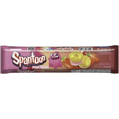 Biscoito Recheado Spantooo Morango 80g