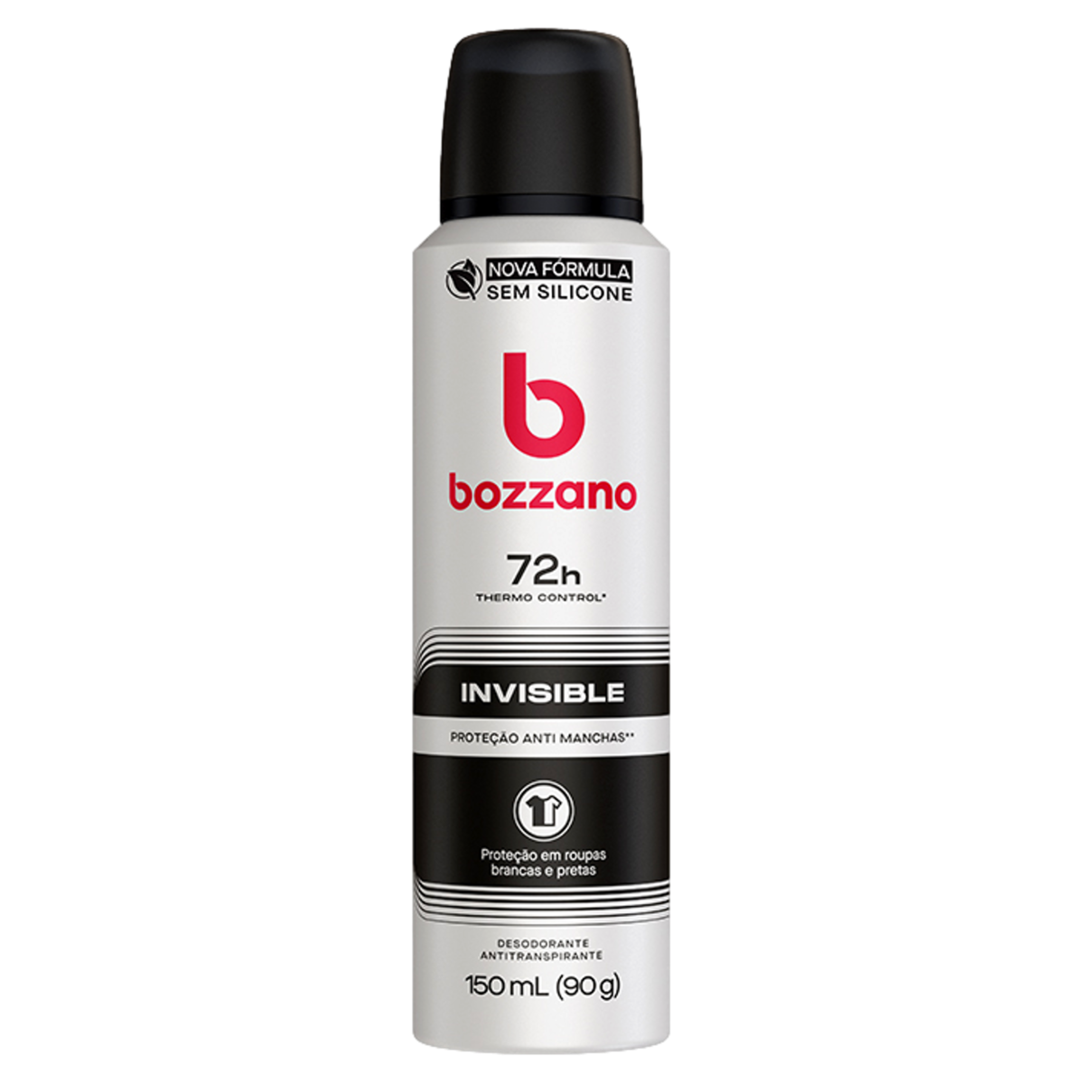 Desodorante Aerossol Bozzano Invisible Masculino 150ml