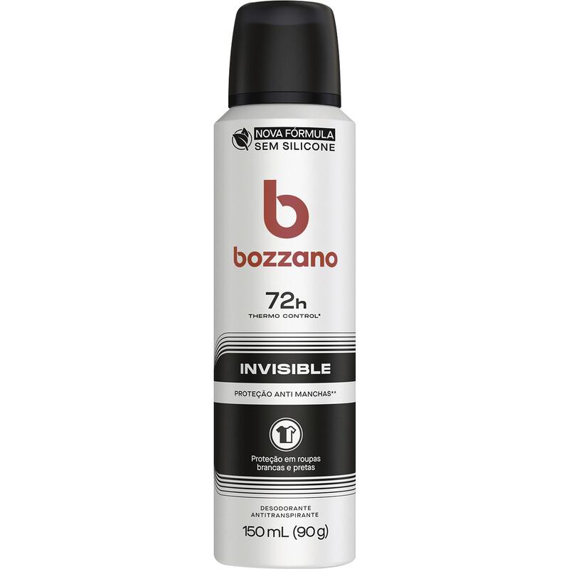 Desodorante Aerossol Bozzano Invisible Masculino 150ml