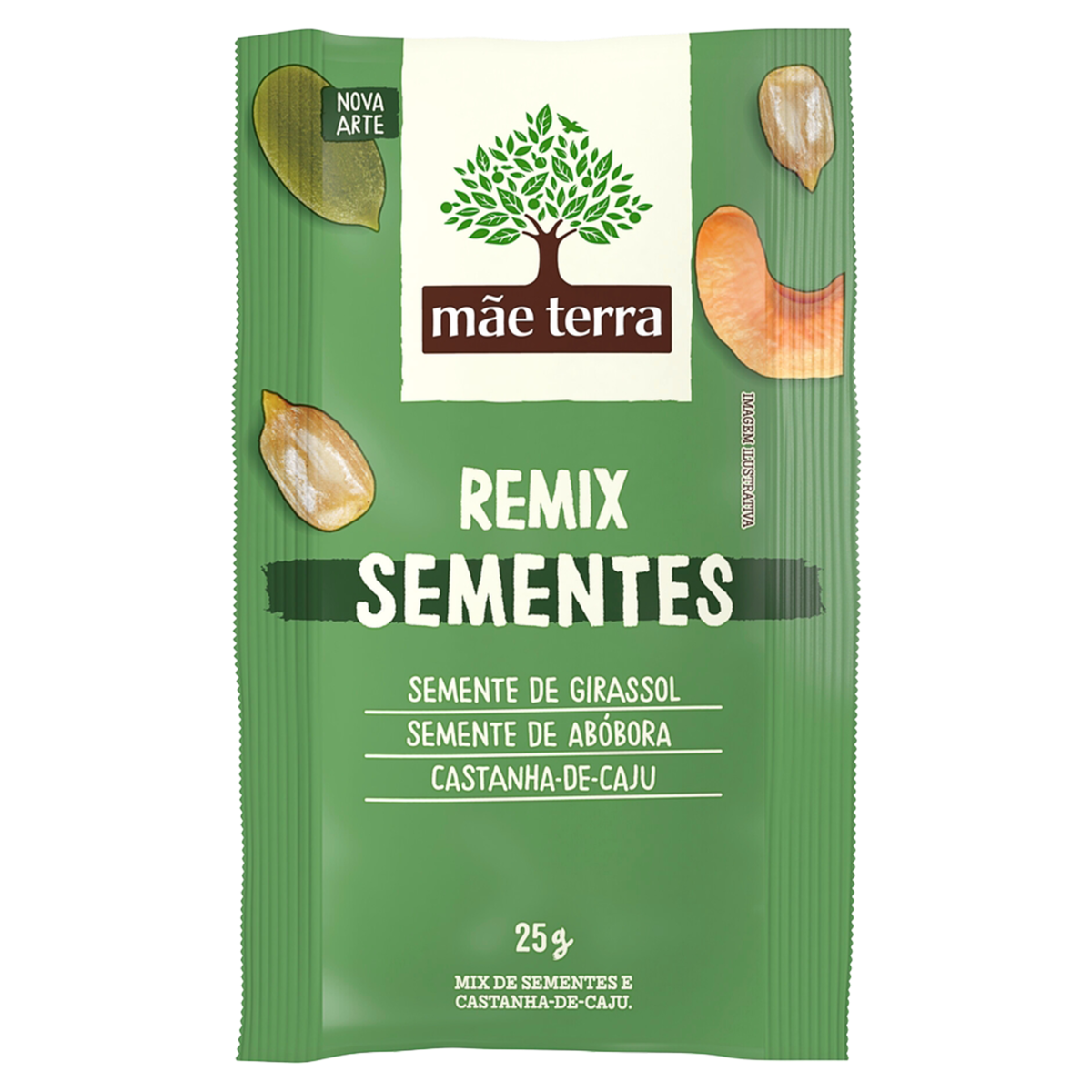 Snack Saudável Mãe Terra Remix Sementes 25g