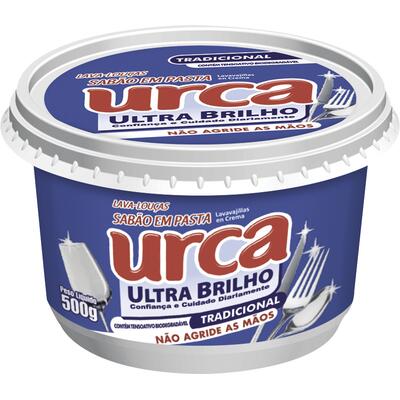 Sabão em Pasta URCA Ultra Brilho Tradicional 500g