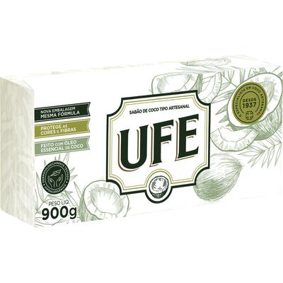 Sabão em Barra UFE de Coco com 5 Unidades 900g