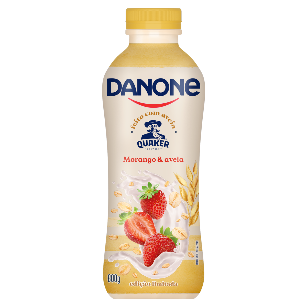 Iogurte DANONE Morango e Aveia 800g