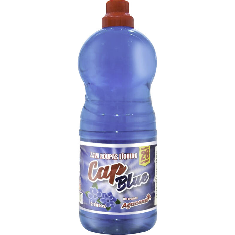 Lava Roupas Líquido Açucena Cap Blue Azul 2L