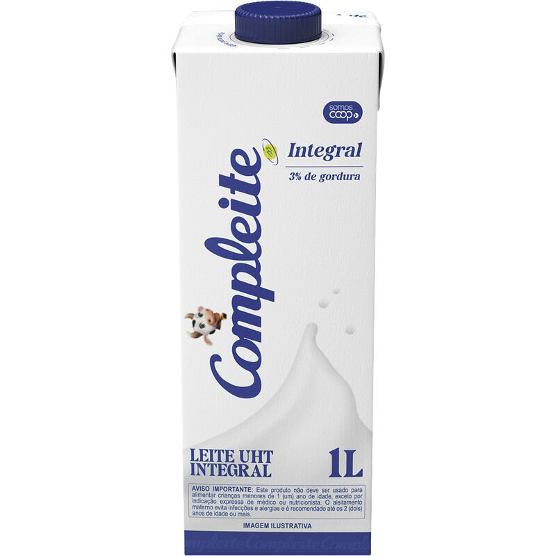 Leite Longa Vida Compleite Integral 1L