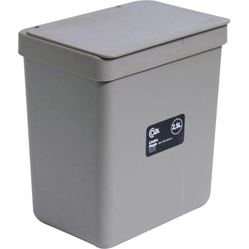 Lixeira Coza Cinza 2,5L un