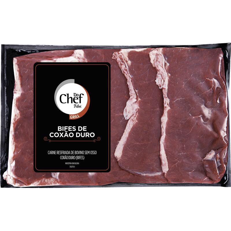 Coxão Duro Bov Do Chef Bifes Resf Preço por quilo na bandeja