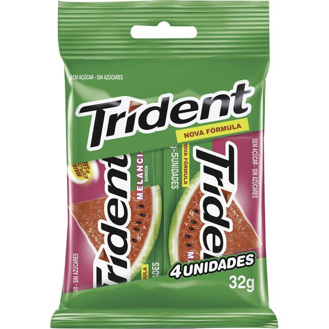 Chiclete Trident Melancia 4 un