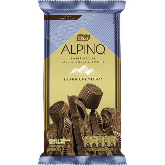 Chocolate Alpino Extra Cremoso 85g