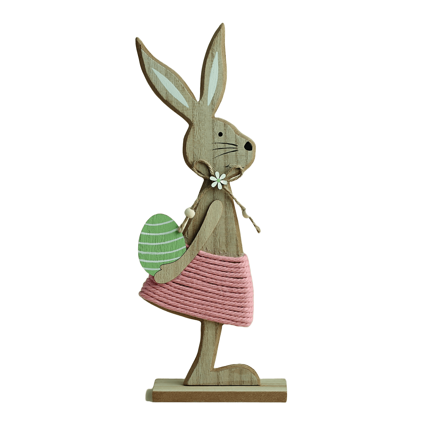 Coelha Decorativa Easter MDF 31x11cm - A\CASA