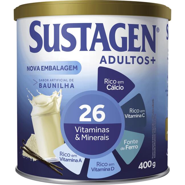 Alimento Sustagen Baunilha 400g