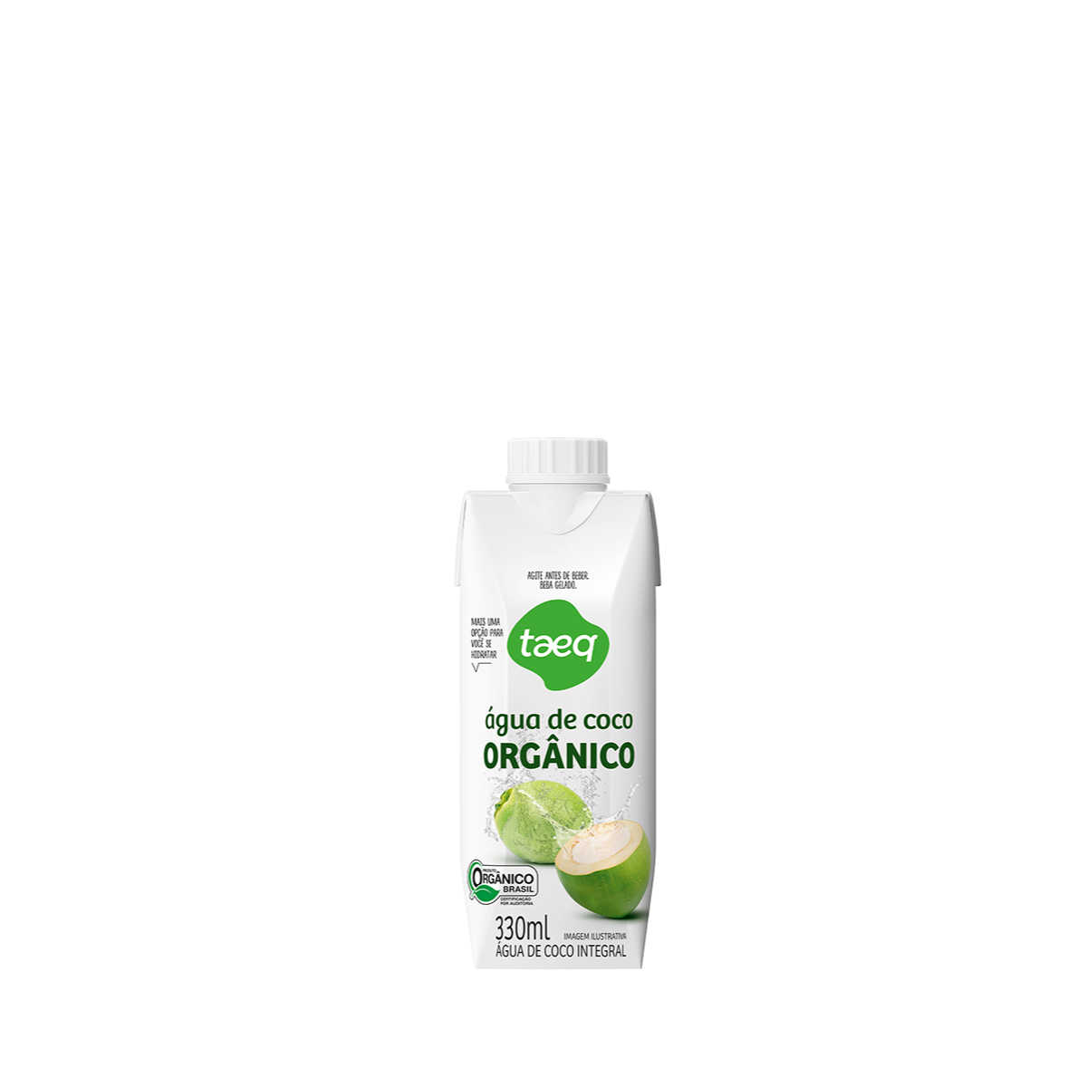 Água de Coco Esterilizada Orgânica Taeq Caixa 330ml