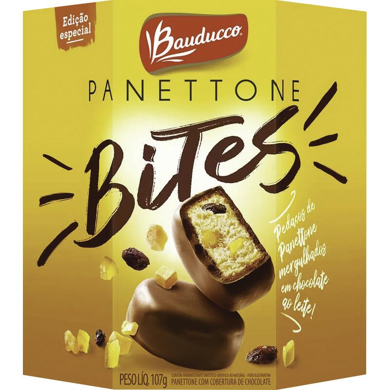 Panettone Bauducco Bites Frutas 107g
