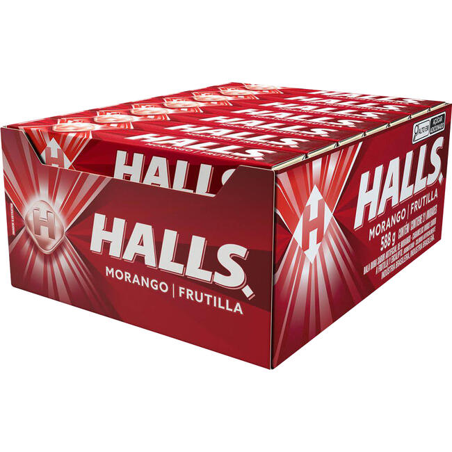Bala Halls Morango 21x28g