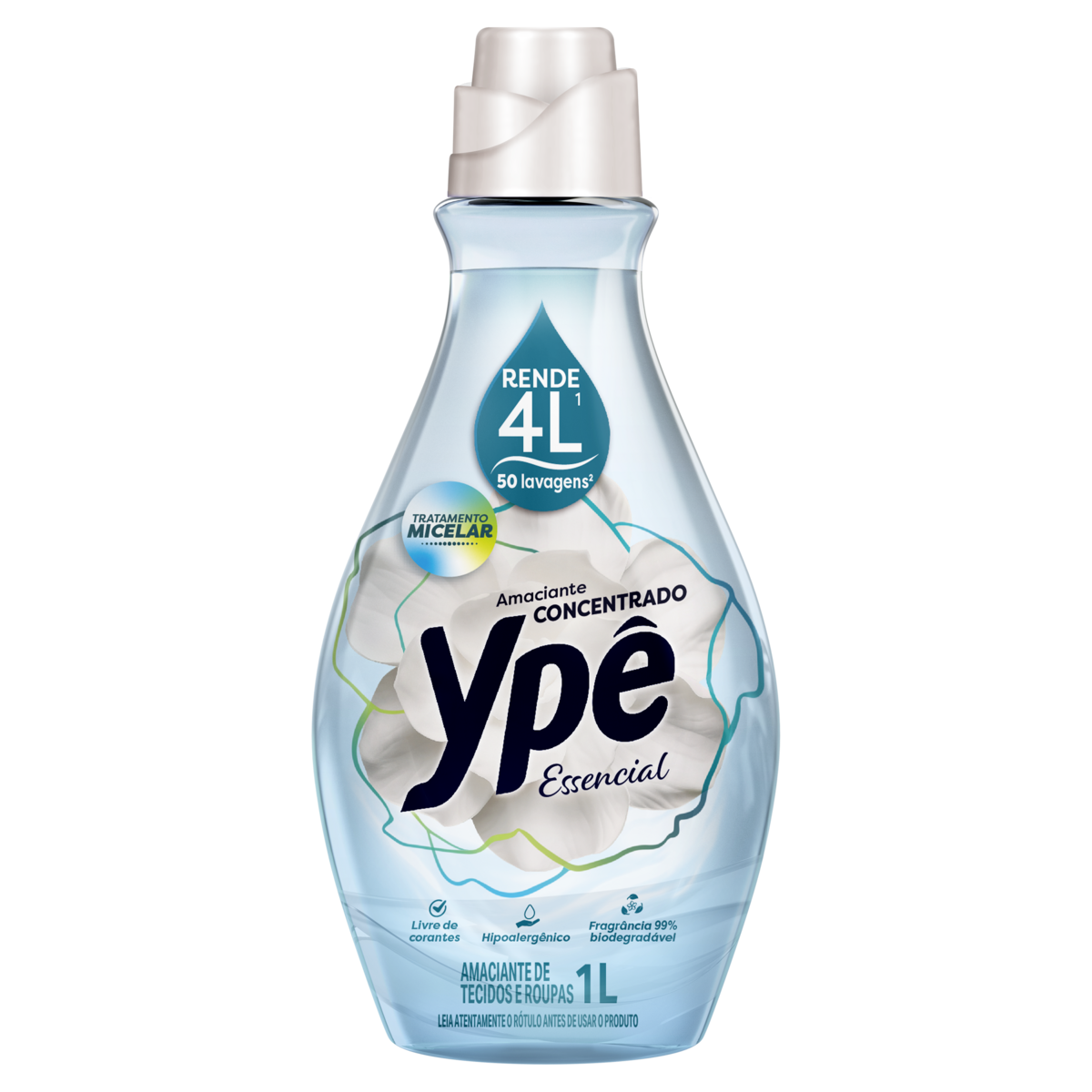 Amaciante de Roupa Concentrado Essencial Ypê Frasco 1l